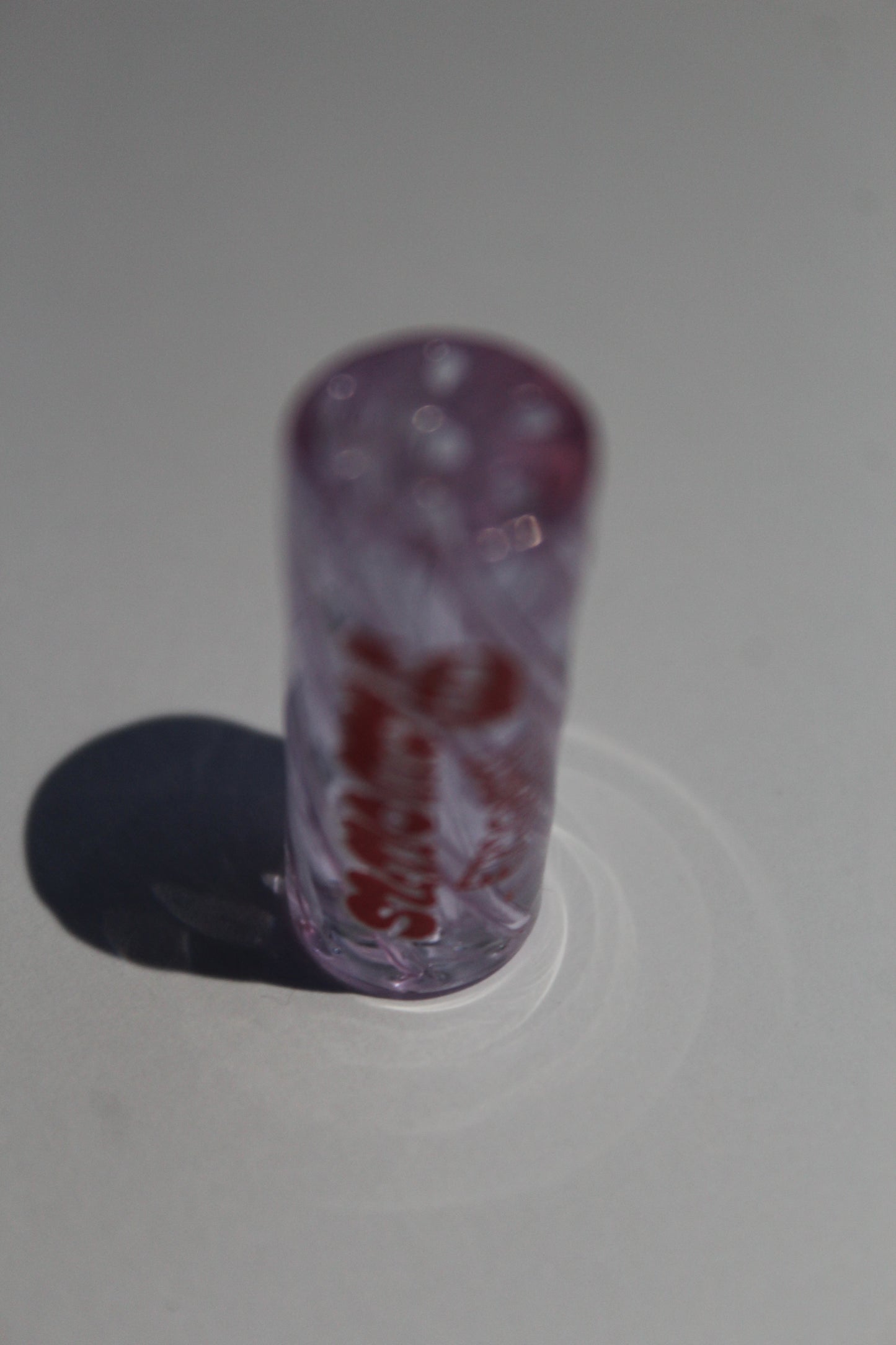 Glass filter clear purple