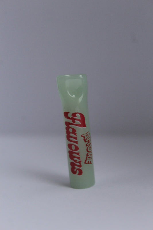Glass filter flat milky green