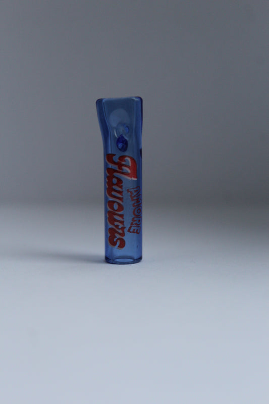 Glass filter flat clear blue