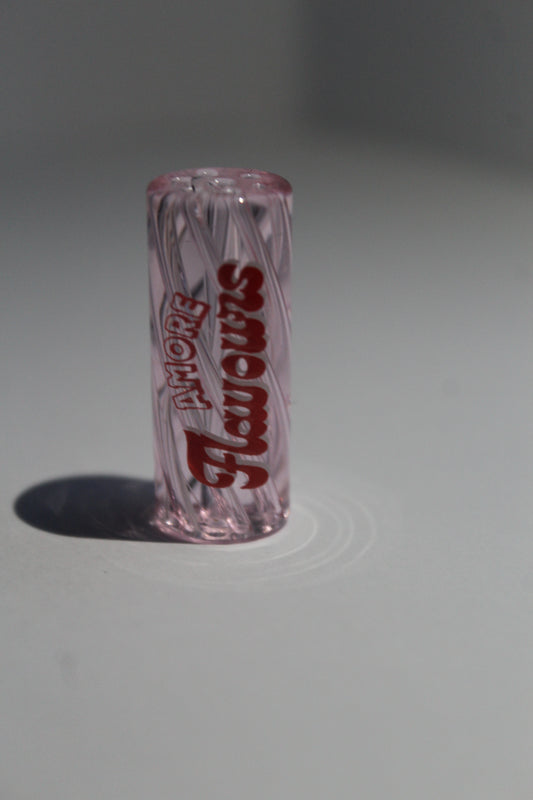 Glass filter clear pink